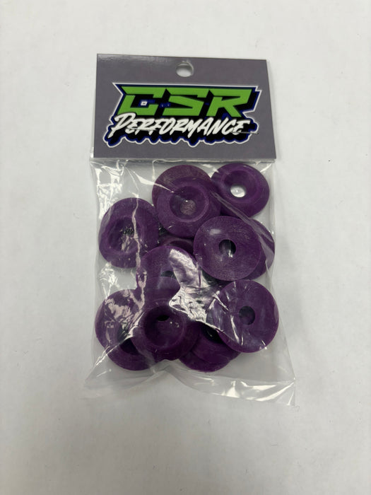 1/4" Flat Head Body Washers 20 Pack